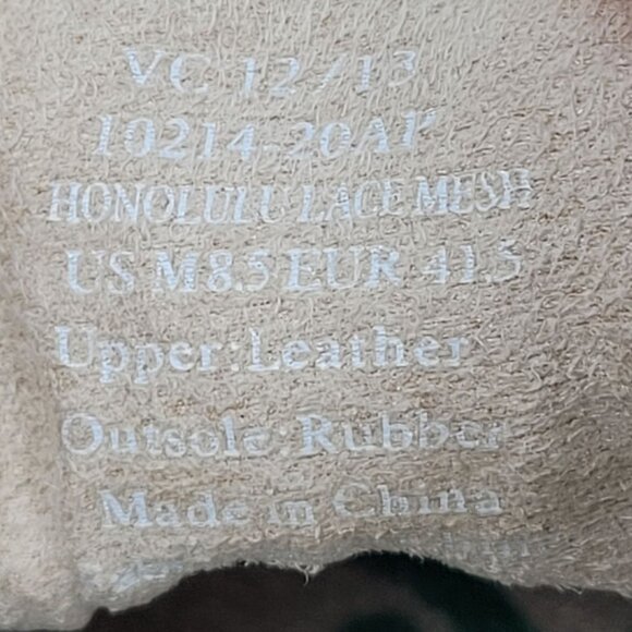 Olukai Honolulu Lace Mesh Men's Cream Casual Shoes US Size 8.5 - Picture 8 of 8